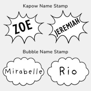 A746 - Kapow and Bubble Name